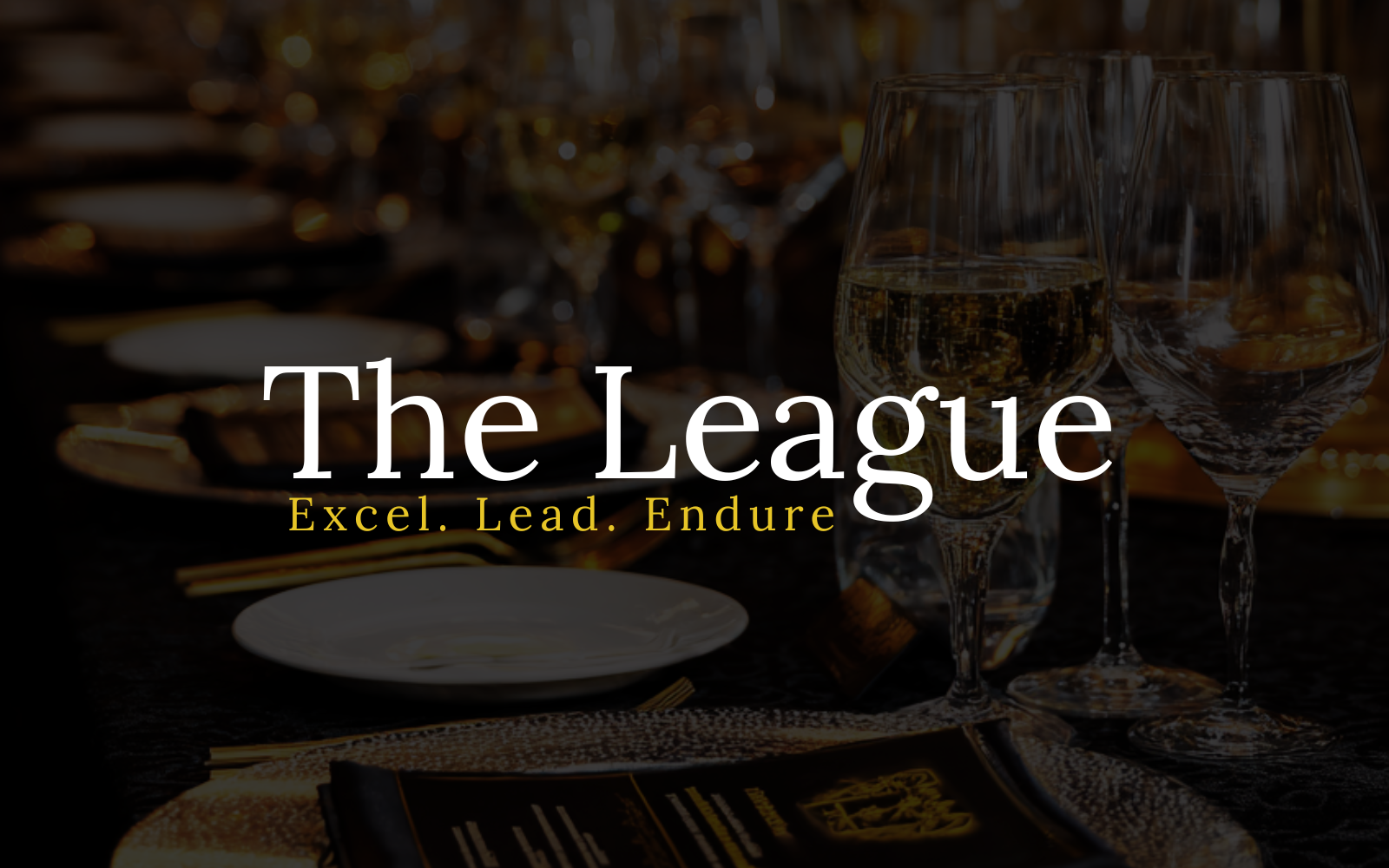 The League: A members club brand and website built around the character of its members.